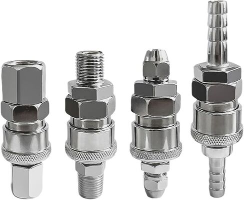 Pneumatic Connectors Coupling C-type Hose Fitting 6mm 8mm 10mm 12mm Quick Release Male Female Joint Air Compressor Accessories(PM,20) in Saudi Arabia