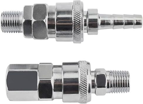 Pneumatic Connectors Coupling C-type Hose Fitting 6mm 8mm 10mm 12mm Quick Release Male Female Joint Air Compressor Accessories(PM,20) in Saudi Arabia