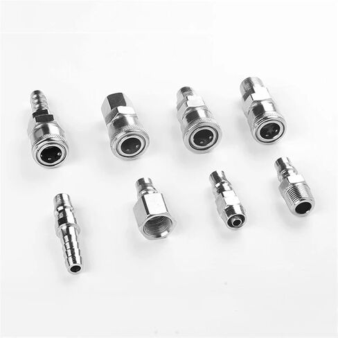 Pneumatic Connectors Coupling C-type Hose Fitting 6mm 8mm 10mm 12mm Quick Release Male Female Joint Air Compressor Accessories(PM,20) in Saudi Arabia