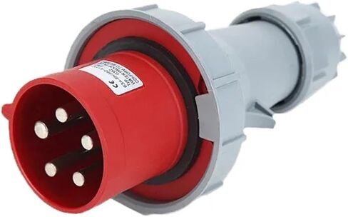 1PCS الصناعي والمقبس 3P/4P/5PIN الموصل الكهربائي 63A 125A IP67WARTHPROOP SOCKET SOCKET SAKET 220V 380V (لوحة مثبتة ، 63A_4P) in Saudi Arabia