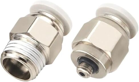 10pcs PC4-01/PC4-02/PC6-02/PC8-01_WHITE موصل الأنابيب السريع للذكور المستقيمة ذات اللمسات الهوائية (PC10-02-أبيض) in Saudi Arabia