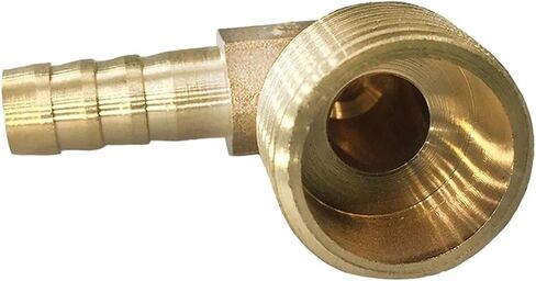 1pcs خرطوم النحاس Barb Fitting Elbow 6/8/10/12/16mm إلى 1/4 1/8 1/2 3/8 "BSPT MALE THROW BARDED CONNECTOR ADAPTER (16 مم بارب ، 3/8") in Saudi Arabia