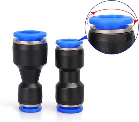 100/50PCS PU L type 90 Degree 2way Pipe Connector Pneumatic Fitting Plastic 4mm 6mm 8mm Staght Push In Quick Slip Lock Fittings(Pu,4mm(100PCS)) in Saudi Arabia