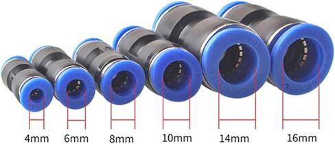 100/50PCS PU L type 90 Degree 2way Pipe Connector Pneumatic Fitting Plastic 4mm 6mm 8mm Staght Push In Quick Slip Lock Fittings(Pu,4mm(100PCS)) in Saudi Arabia