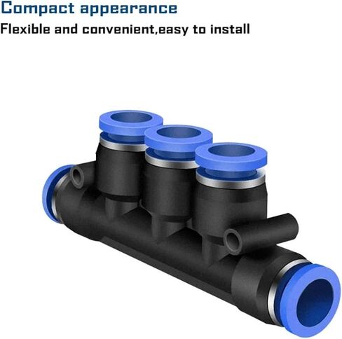 Pneumatic Fitting Pipe Connector Quick Release Coupling 4 6 8 10 12mm PU PV PE HVFF PY PZA PK PM PSA Tube Connectors(PSA,6mm) in Saudi Arabia