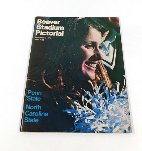 1975 North Carolina State at Penn State College Football Program 11-8-75 - College Programs in Saudi Arabia
