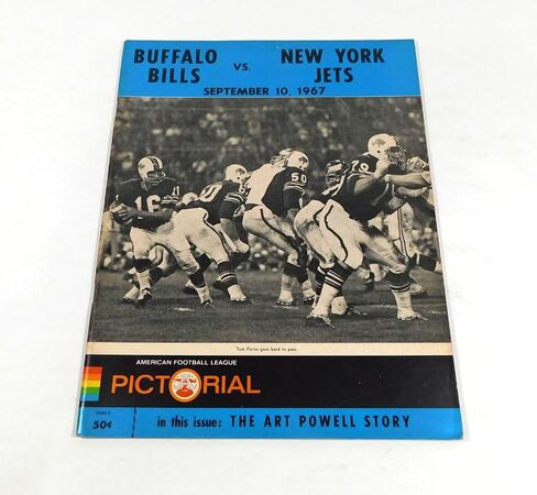 1967 New York Jets at Buffalo Bills AFL Football Program 9-10-67 - NFL Programs in Saudi Arabia