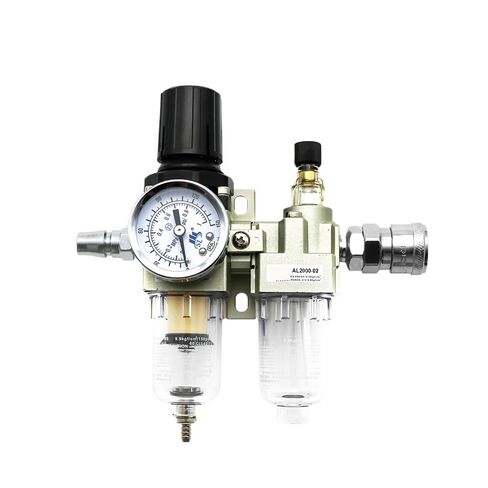 Air Pump Compressor Oil Filter Regulator Trap Pneumatic Water Separator Pressure Manual Drainage Supply AC2010-02 Type(AC2010-02 w PC14mm) in Kuwait