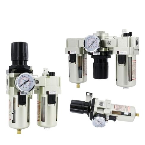 فاصل مياه النفط معالجة الهواء معالجة الهواء ضاغط الهواء مرشح الهواء الثلاثية تنظيم صمام Doublet (AW2000-02،10mm مفصل) in Kuwait