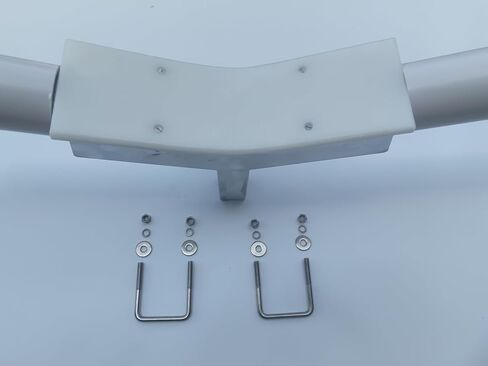 طقم Giftnice Boat Trailer V -juide لـ 3 "× 3" عضو في المقاطع الأمامية - دعم القوس الفولاذ المجلفن الساخن مع الأكمام والأجهزة التثبيت - 42 " in Saudi Arabia