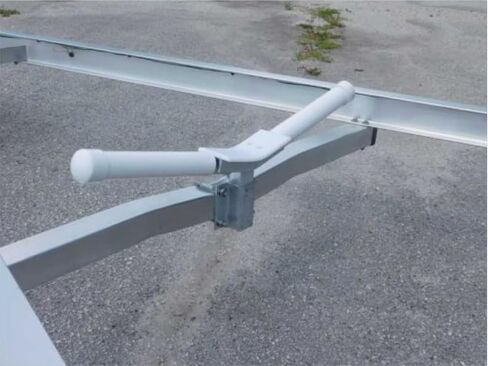 طقم Giftnice Boat Trailer V -juide لـ 3 "× 3" عضو في المقاطع الأمامية - دعم القوس الفولاذ المجلفن الساخن مع الأكمام والأجهزة التثبيت - 42 " in Saudi Arabia