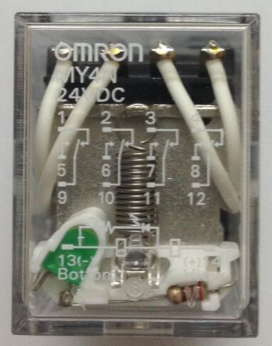 Omron MY4N DC24 Relay 24VDC, 4PDT 3A in Saudi Arabia