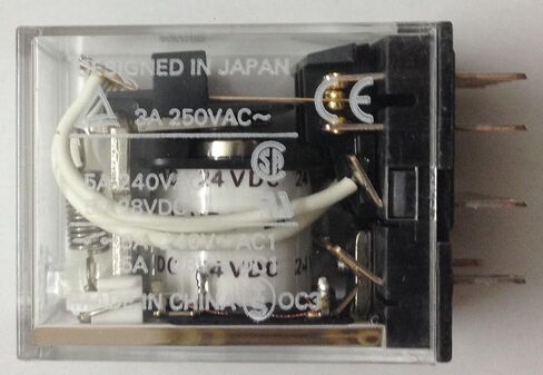 Omron MY4N DC24 Relay 24VDC, 4PDT 3A in Saudi Arabia