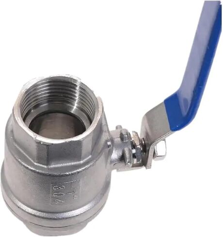 1 PC. Female Threaded Stainless Steel SS304 2P Full Port Ball Valve with Vinyl Handle Threaded Valve Max 1000psi Switch Pipe(3/4") in Saudi Arabia