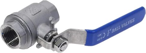 1 PC. Female Threaded Stainless Steel SS304 2P Full Port Ball Valve with Vinyl Handle Threaded Valve Max 1000psi Switch Pipe(3/4") in Saudi Arabia