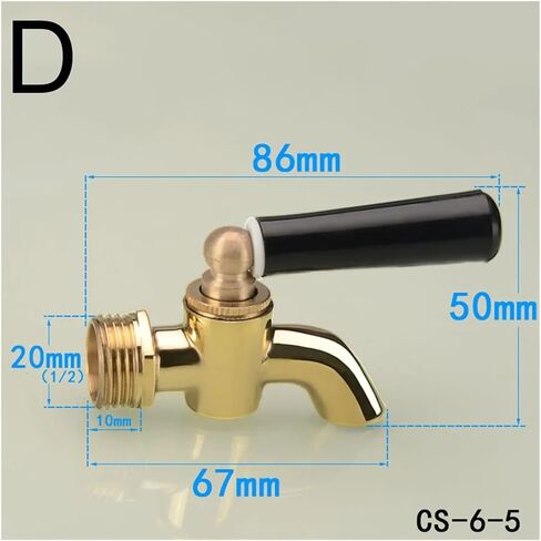1PCS copper 1/4" 3/8" 1/2" 3/4" high temperature resistant(C) in Saudi Arabia