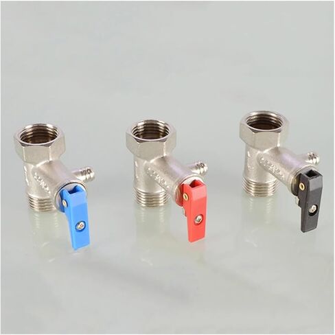 1PCS 1/2" brass nickel plated water heater special safety valve pressure relief valve pressure relief valve accessories(KL4-13b) in Saudi Arabia