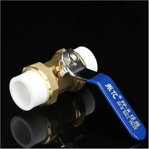 1PCS PPR copper valve double live ball valve heating live ball valve 20/25/32 hot melt welding valve plumbing accessories(F 25) in Saudi Arabia