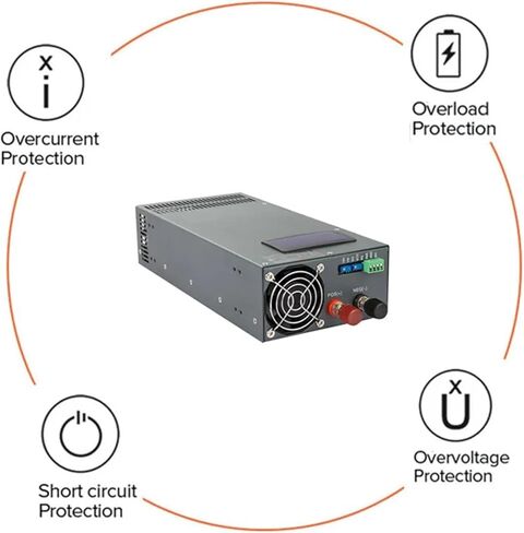 2000W DC Switching Power Supply مع جهد عرض قابل للتعديل 0-12V15V 24V 36V 48V 60V 72V 80V 90V 100V 110V 220V 300V AC DC SMPS (0-12V-1500W ، 220VAC) in Kuwait