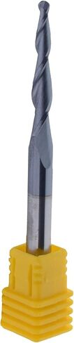 1pc 3.175mm 4mm 6mm HRC55 2F Carbide مدبب Ballnose End Mills Bit CNC CNC Milling Cutter (الأبعاد: r0.75x15xd3.175x38l) in Kuwait