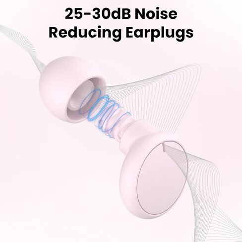 Earplugs for Sleeping,Noise Reduction Soft Reusable Silicone Earplugs with Carrying Case, Hearing Protection Ear Plugs for Concert,Focus,Working,Studying&Sound Reduction 30dB in Kuwait