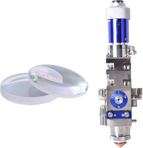 Startnow WSX Non-Original Fused Silica Focus Lens 2Pcs/Set Collimating Lens Dia.37mm FL100/150/190/200 Fiber Laser Lens for WSX Welding Machine Head (WSX, Dia.37mm CL100 Collimate Len) in Kuwait