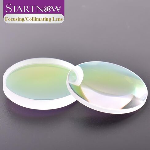 Startnow WSX Non-Original Fused Silica Focus Lens 2Pcs/Set Collimating Lens Dia.37mm FL100/150/190/200 Fiber Laser Lens for WSX Welding Machine Head (WSX, Dia.37mm CL100 Collimate Len) in Kuwait