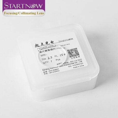 StartNow 1PC Glass K9 Fiber Laser Focus Focus Conslimator Diat.18 20 28 30 36 40mm Critrave Convex 1064nm for Raytools Cutting Welding Head Parts (DiA.30mm F75 Lens) in Kuwait