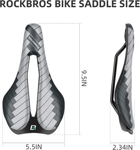 ROCKBROS Mountain Bike Saddle MTB Saddle Bicycle Saddle Comfortable Memory TPU Cushion for Road MTB ebike Riding Specialized in Saudi Arabia