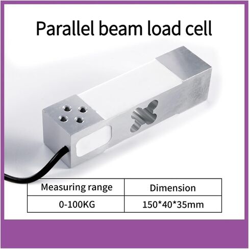 Load Cell Sensor HX711 AD Module Weight Sensor Electronic Scale Single Point Cell Sensor 100KG 200KG 350KG(Range 0-100KG) in Saudi Arabia