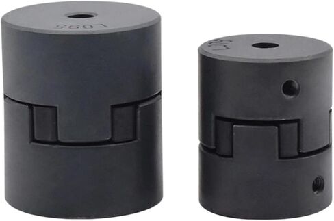 D28L46 L-Type Two-jaw Coupling Steel L050 D28L46 Bore 8/10/12/14/15/16mm for Servo Motor Coupler Encoders Engraving CNC 1Pcs(8x16) in Saudi Arabia