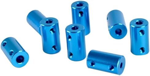5pcs D14 L25 سبيكة الألومنيوم اقتران التجويف 5x5mm 5x8mm 8x8mm 6x8mm مقرنة رمح مرنة زرقاء للمحرك السائر (10x10mm) in Kuwait