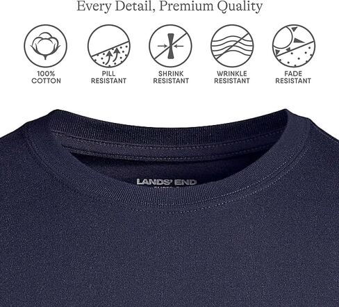 Lands' End Men's Super-T Short Sleeve T-Shirt in Saudi Arabia