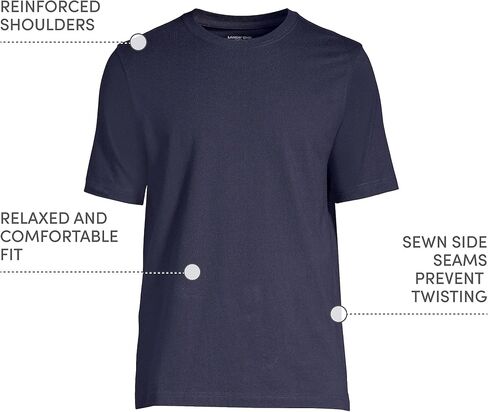 Lands' End Men's Super-T Short Sleeve T-Shirt in Saudi Arabia