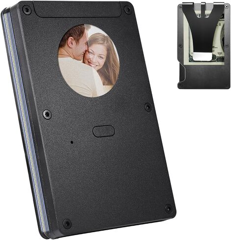 Slim&Thin wallet for men ; Rfid wallet mens ; Slim RFID Credit Card Holder ; Find My wallets ; Gift Wallet for Men/Women. (Black) in Kuwait