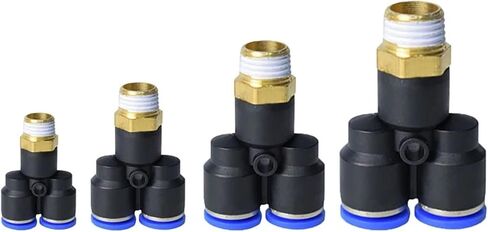 30pcs px Quick Pneumatic Air Plastic Complity Compressors Accessories Quick Fitting PX4-M5/PX6-02 (PX4-M5) in Saudi Arabia