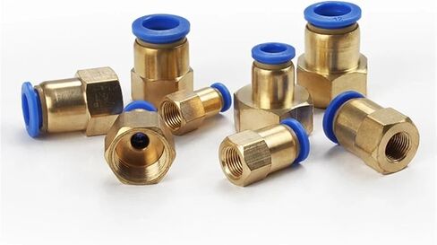 Pneumatic Threaded Fittings Premium PC PCF PL SL Pipe Connector Quick Push In Hose 6mm8mm10mm Thread 1/4 1/8 1/2 Pneumatic Parts(10-02) in Saudi Arabia