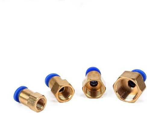 Pneumatic Threaded Fittings Premium PC PCF PL SL Pipe Connector Quick Push In Hose 6mm8mm10mm Thread 1/4 1/8 1/2 Pneumatic Parts(10-02) in Saudi Arabia