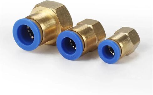 Pneumatic Threaded Fittings Premium PC PCF PL SL Pipe Connector Quick Push In Hose 6mm8mm10mm Thread 1/4 1/8 1/2 Pneumatic Parts(10-02) in Saudi Arabia