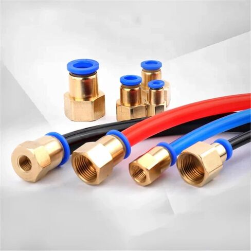 Pneumatic Threaded Fittings Premium PC PCF PL SL Pipe Connector Quick Push In Hose 6mm8mm10mm Thread 1/4 1/8 1/2 Pneumatic Parts(10-02) in Saudi Arabia