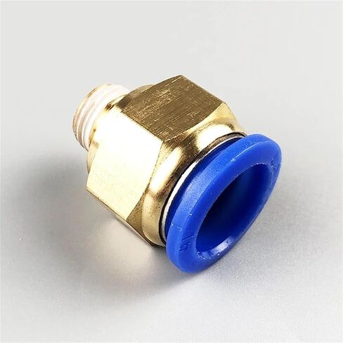 20/50pcs موصل الهواء الهوائي المناسب PC 4mm 6mm 8mm 10mm 12mm الخيط 1/8 "1/4" 3/8 "1/2" تجهيزات خرطوم موصلات سريعة (PC6-M5،50 PCS) in Saudi Arabia
