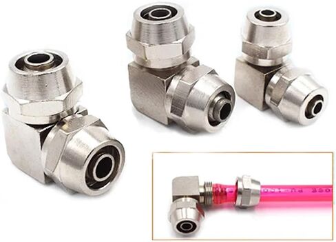 PV PE PM PZA الهوائية الهوائية الموصل السريع النحاس المطلي بالنحاس لأنبوب خرطوم OD 4MM 6 8 10 12 14 16MM اتصال مفصل سريع (PZA ، 10 مم) in Saudi Arabia