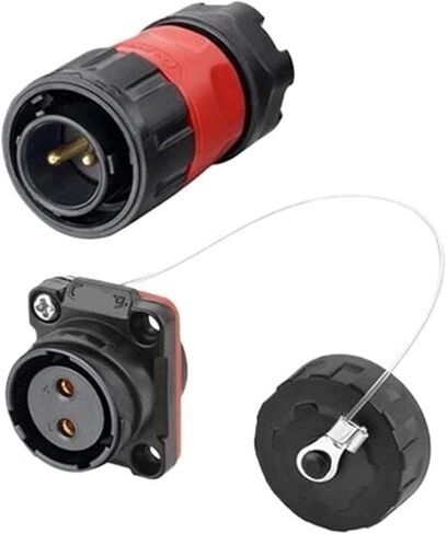 2 دبوس موصل الطاقة من الذكور والإناث مقبس ماء IP67 في الهواء الطلق in Kuwait