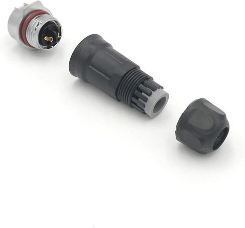 2 دبوس M16 حجم الطاقة الدائرية الموصل الذكور قاعدة في الهواء الطلق مقاوم للماء IP67 in Kuwait