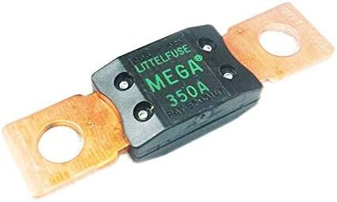 Littelfuse 0298350 Bolt Down Auto Fuse 350A Time Delay 32V 298 Series, MEGA in Saudi Arabia