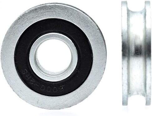 U-Groove Bearing Pulley with Grooved Non-Standard Concave Wheel Guide Wheel for 5mm Diameter Wire Rope/Track 10 * 30 * 8mm in Saudi Arabia