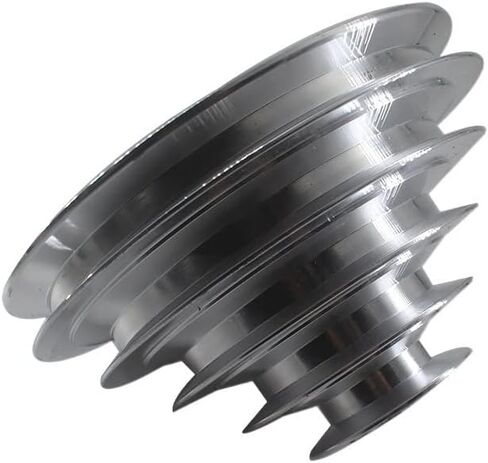 V-BELT BUMLEY 5 خطوات من النوع الخامس بكرة الحزام 150 مم خارج بكرة الألومنيوم قطرها 14/16/18/19/22/22/22/25/28 ملم (16 مم) in Saudi Arabia