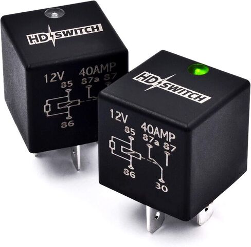 HD Switch (2 Pack) 12V 40A Waterproof Relay Replaces Walker 6941 6942 9369 w/LED Indicator Light & Dielectric Grease in Saudi Arabia