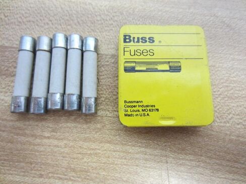 Bussmann ABC-8 8 Amp Fast Acting Ceramic Tube Elect. Fuse, 250V 5-in Tin UL Listed, 5 Pack in Saudi Arabia