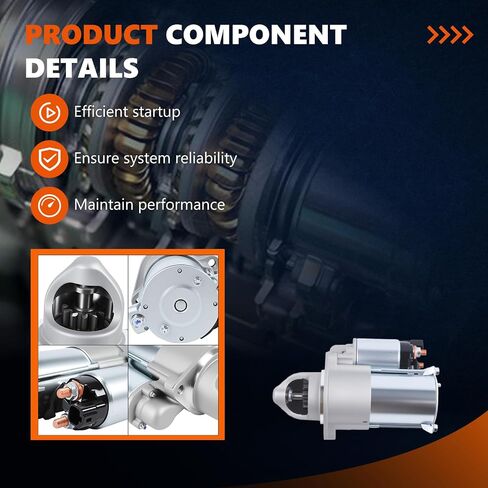 6970 Starter Motor for Avalanche/Colorado/Express 1500 2500 3500/Silverado 1500/Suburban 1500/Tahoe/Canyon/Savana 1500 2500 3500/Sierra 1500/Yukon/Yukon XL 1500, 4.8L 5.3L 6.0L, 12V 9-Teeth in Saudi Arabia